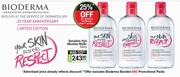 Bioderma Sensibio H2O Micellar Water-500ml Each