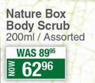 Nature Box Body Scrub Assorted-200ml