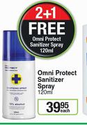 Omni Protect Sanitizer Spray-120ml Each