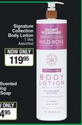 Nature's Nourishment Signature Collection Body Lotion Assorted-1Ltr