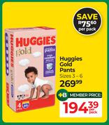 Huggies Gold Pants Sizes 3-6-Per Pack