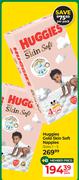 Huggies Gold Skin Soft Nappies Sizes 1-5-Per Pack