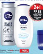 Nivea Shower Gel Or Cream Assorted-500ml Each