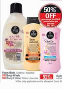 Good Stuff Foam Bath 1.3Ltr Assorted Or Body Wash Or Body Lotion 700ml Assorted-Each