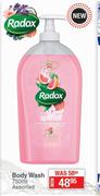 Radox Body Wash Assorted-750ml