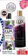Lux Body Wash Assorted-400ml Each