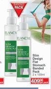 Elancyl Slim Design Flat Stomach Banded Pack-2x150ml Per Pack