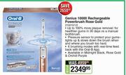 Oral-B Genius 10000 Rechargeable Powerbrush (Rose Gold)