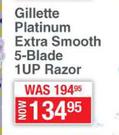 Venus Gillette Extra Smooth 5 Blade 1Up Razor