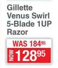 Venus Gillette Venus Swirl 5 Blade 1Up Razor