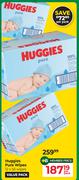 Huggies Pure Wipes 12 x 56 Wipes-Per Pack