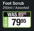 Nature's Nourishment Foot Scrub-250ml