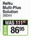 Bausch + Lomb Renu Multi Plus Solution-360ml