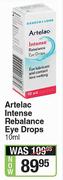 Bausch + Lomb Artelac Intense Rebalance Eye Drops-10ml