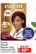 Inecto Unwait Relaxer And Colourant Kit (Assorted Shades)