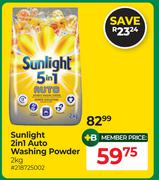 Sunlight 2 In 1 Auto Washing Powder-2Kg