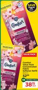Comfort Value Pack Concentrated Fabric Softener Refill-800ml Each