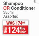 Ogx Shampoo Or Conditioner Assorted-385ml Each