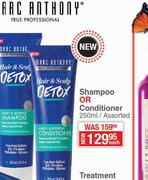 Marc Anthony Shampoo or Conditioner Assorted-250ml Each