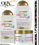 Ogx Shampoo Or Conditioner Assorted-385ml Each