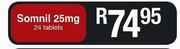 Somnil 25mg-24 Tablets