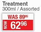 Schwarzkopf Gliss Treatment Assorted-300ml