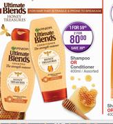 Ultra Blends Shampoo Or Conditioner Assorted-2x400ml
