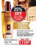 L'oreal Extraordinary Hair Oil Assorted-100ml