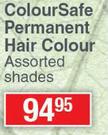 NaturVital Colour Safe Permanent Hair Colour (Assorted Shades)