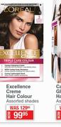 L'oreal Excellence Creme Hair Colour (Assorted Shades)