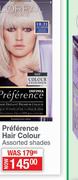 L'oreal Preference Hair Colour (Assorted Shades)