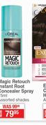L'oreal Magic Retouch  Instant Root Concealer Spray (Assorted Shades)-75ml Each