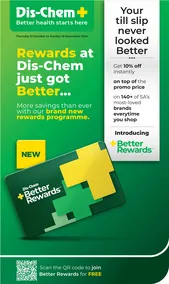 Dis-Chem : Rewards Just Got Better (21 October - 16 November 2025)