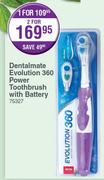 Dentalmate Evolution 360 Power Toothbrush With Battery-For 1