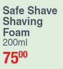 Bionike Defence Man Safe Shave Shaving Foam-200ml