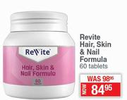 Revite Hair, Skin & Nail Formula-60 Tablets