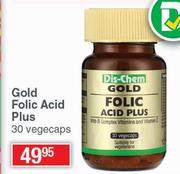 Gold Folic Acid  Plus-30 Vegecapes