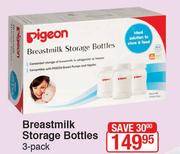 Pigeon Breastmilk Storage Bottles 3 Pack