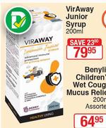 Vir Away Junior Syrup-200ml