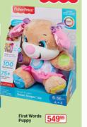 Fisher Price First Words Puppy