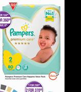 Pampers Premium Care Nappies Value Pack-For 2