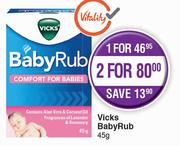 Vicks Baby Rub-2 x 45g
