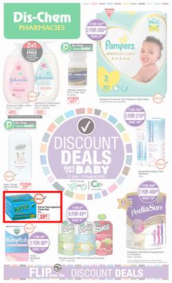 Dis-Chem : Discount Deals Just For Baby (17 July - 16 August 2020), page 1
