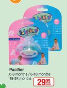 Baby Things Pacifier 0-3 Months/6-18 Months/18-24 Months-Each