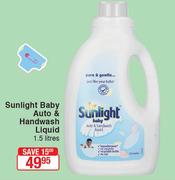 Sunlight Baby Auto & Handwash Liquid-1.5Ltr