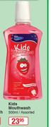 Dentalmate Kids Mouthwash Assorted-500ml