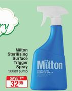 Milton Sterilising Surface Trigger Spray Pump-500ml