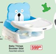 Baby Things Booster Seat Assorted Colours