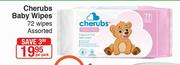 Cherbus Baby Wipes 72 Wipes Assorted-Per Pack