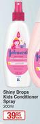 Johnson's Shiny Drops Kids Conditioner Spray-200ml Each